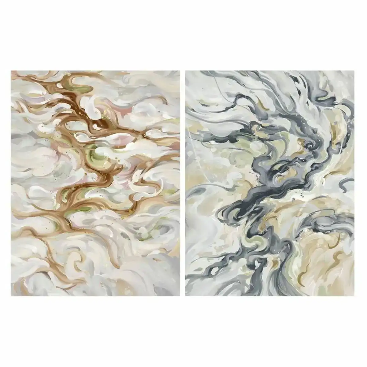 Cadre dkd home decor abstrait dore 90 x 3 x 120 cm moderne 2 unites _5318. Bienvenue chez DIAYTAR COTE D'IVOIRE - Où Choisir est un Voyage. Plongez dans notre plateforme en ligne pour trouver des produits qui ajoutent de la couleur et de la texture à votre quotidien.