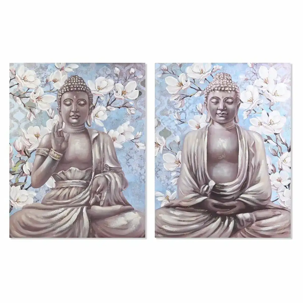 Cadre dkd home decor buda 90 x 3 x 120 cm oriental 2 unites _4940. DIAYTAR COTE D'IVOIRE - Où la Tradition Renouvelée Rencontre l'Innovation. Explorez notre gamme de produits qui fusionnent l'héritage culturel avec les besoins contemporains.