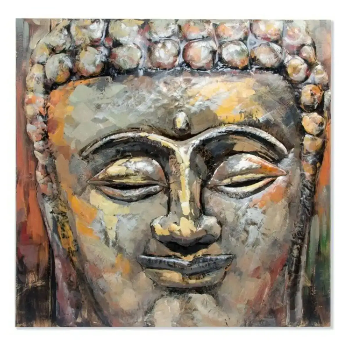 Cadre dkd home decor buda bois metal oriental buda 80 x 80 x 7 cm _4272. DIAYTAR COTE D'IVOIRE - L'Art de Choisir, l'Art de Vivre. Parcourez notre boutique en ligne et découvrez des produits qui transforment chaque choix en une expérience enrichissante.