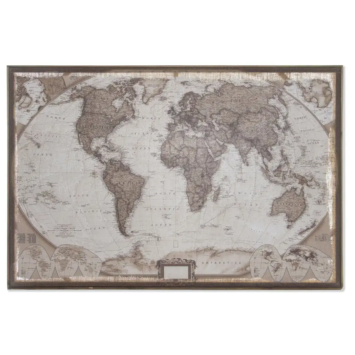 Cadre dkd home decor colonial mappemonde 122 x 85 x 5 cm_9666. Bienvenue chez DIAYTAR COTE D'IVOIRE - Où Chaque Achat Fait une Différence. Découvrez notre gamme de produits qui reflètent l'engagement envers la qualité et le respect de l'environnement.