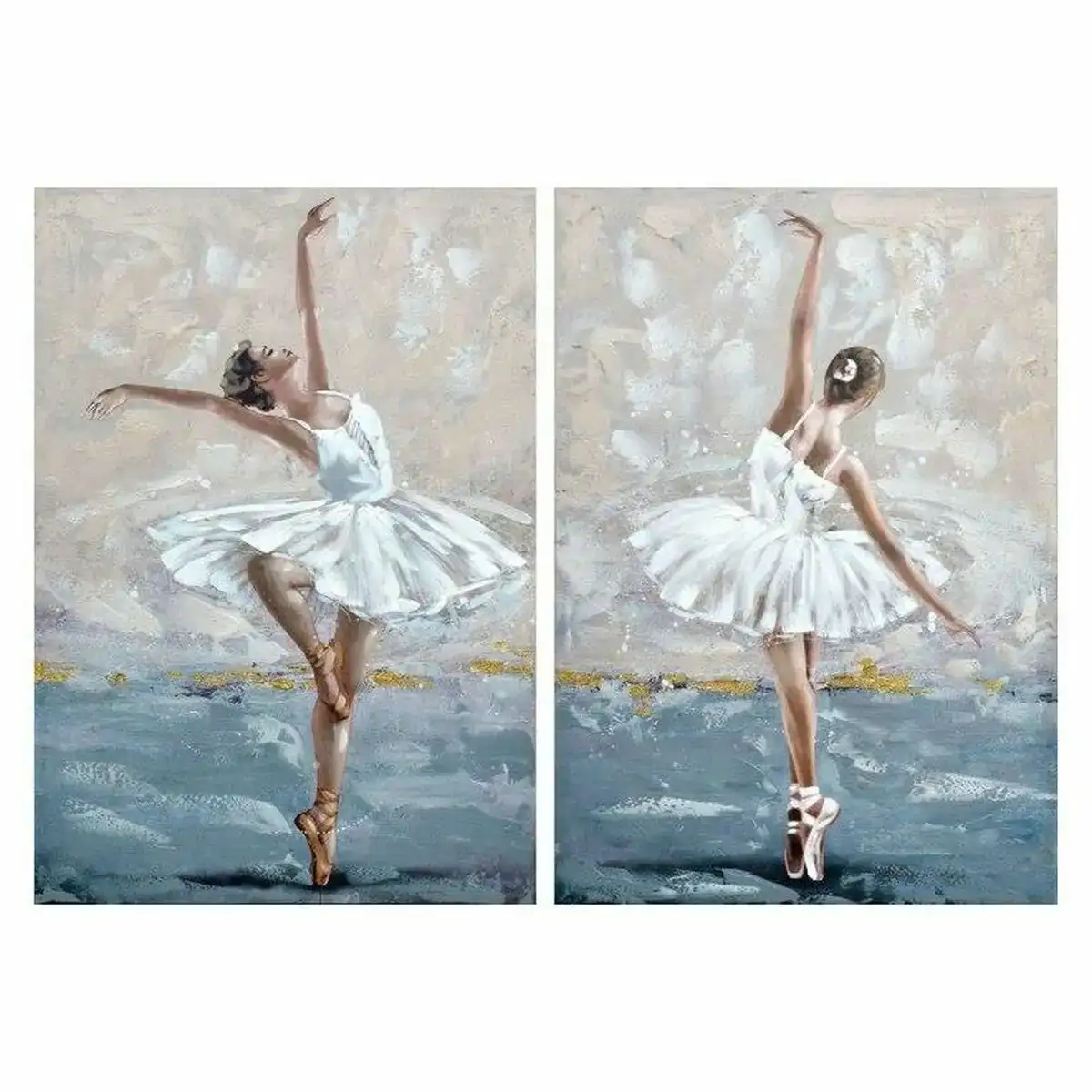 Cadre dkd home decor danseuse classique romantique 70 x 3 x 100 cm 2 unites _5841. DIAYTAR COTE D'IVOIRE - Votre Oasis de Shopping en Ligne. Explorez notre boutique et découvrez des produits qui ajoutent une touche de magie à votre quotidien.