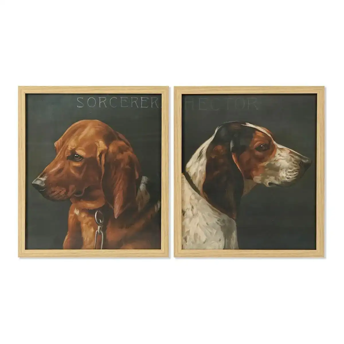 Cadre dkd home decor dog 38 x 3 x 43 cm chien 2 unites _7012. Bienvenue sur DIAYTAR COTE D'IVOIRE - Où Chaque Article a son Histoire. Découvrez notre sélection méticuleuse de produits qui racontent l'authenticité et la beauté du Côte d'Ivoire.