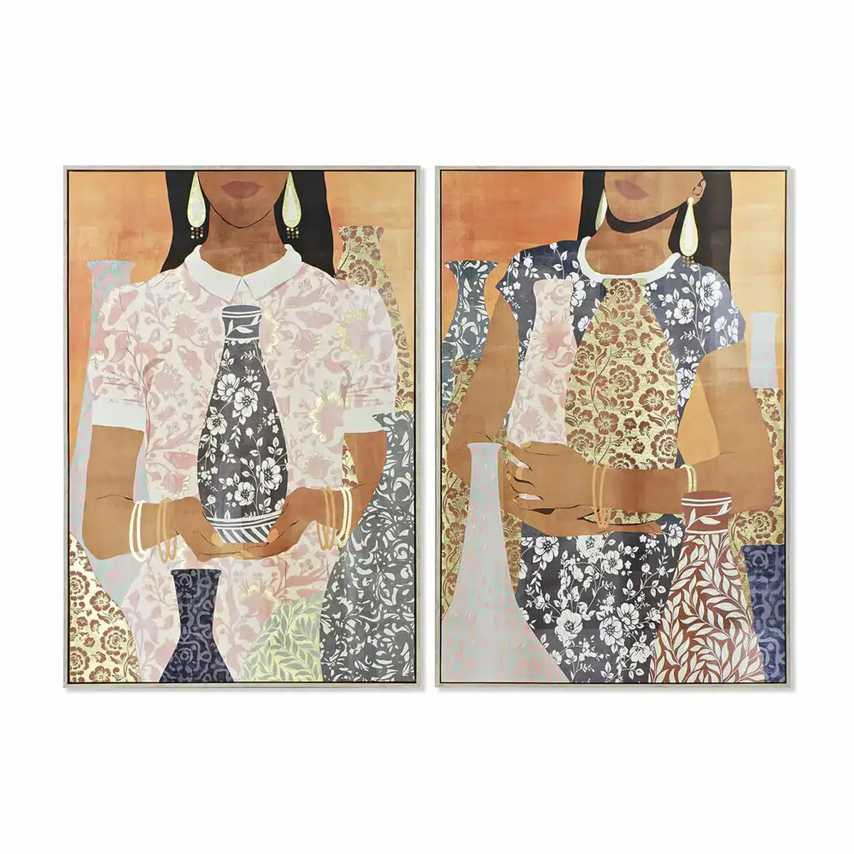 Cadre dkd home decor femme 83 x 4 5 x 123 cm moderne 2 unites _8266. Entrez dans l'Univers de DIAYTAR COTE D'IVOIRE - Où le Choix Rencontre l'Authenticité. Explorez nos rayons virtuels et trouvez des produits qui incarnent la richesse de notre culture.
