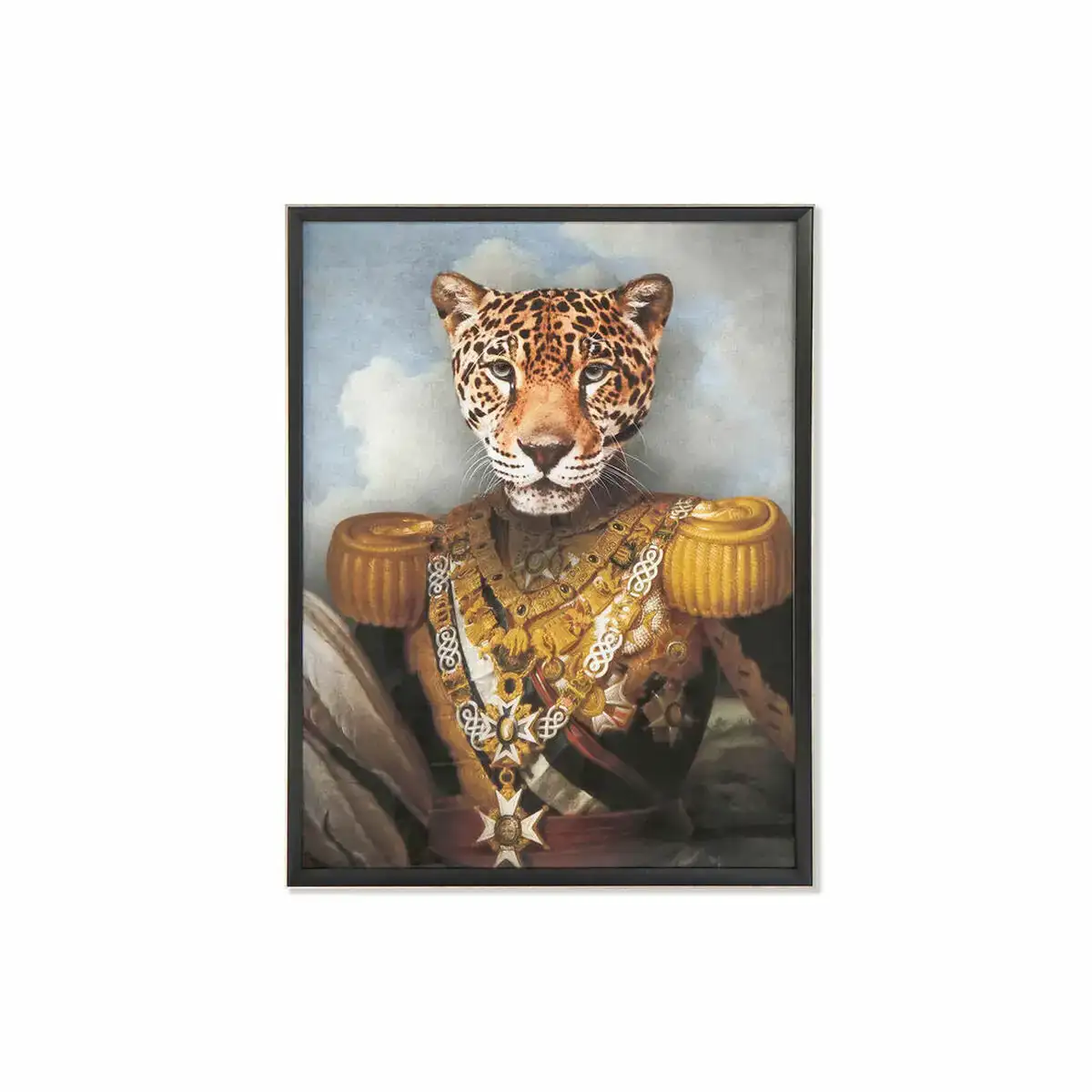 Cadre dkd home decor leopard 74 x 3 x 97 cm _6863. DIAYTAR COTE D'IVOIRE - Votre Escale Shopping incontournable. Explorez notre boutique en ligne et dénichez des trésors qui reflètent la richesse culturelle et la modernité du Côte d'Ivoire.