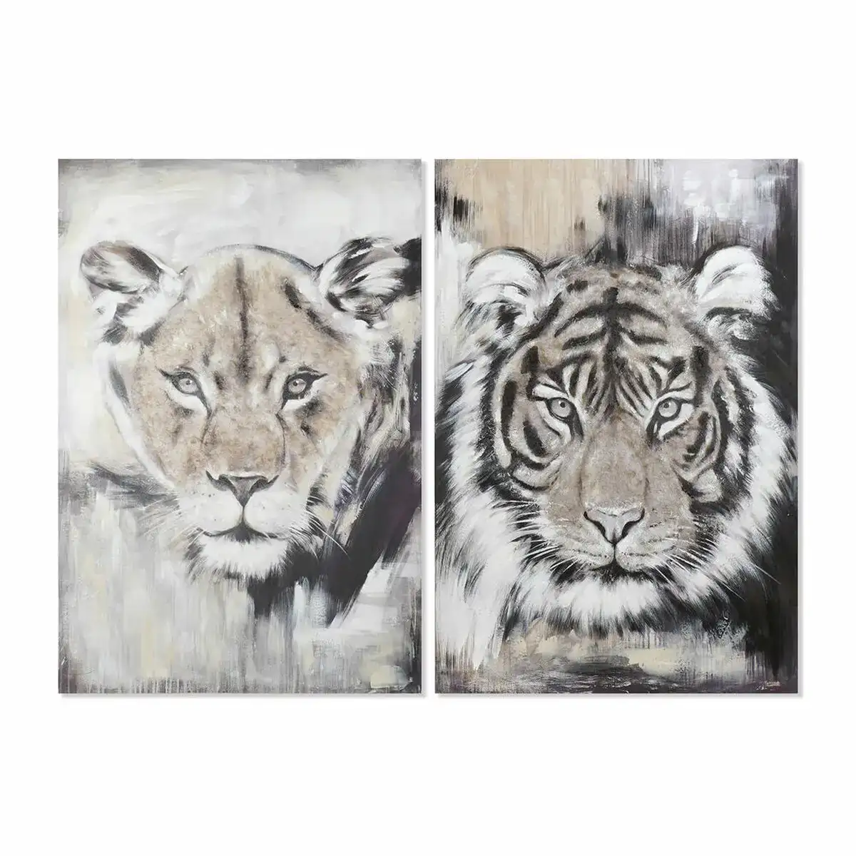 Cadre dkd home decor tigre colonial 80 x 3 x 120 cm 2 unites _1681. DIAYTAR COTE D'IVOIRE - Où la Tradition s'Harmonise avec le Moderne. Parcourez notre gamme diversifiée et choisissez des produits qui révèlent l'âme du Côte d'Ivoire.