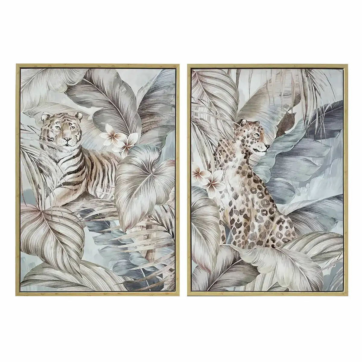 Cadre dkd home decor tropical jungle 2 unites _6936. Plongez dans l'Expérience DIAYTAR COTE D'IVOIRE - Où Chaque Produit a une Histoire. Explorez notre boutique en ligne pour trouver des articles qui incarnent la passion et la créativité du Côte d'Ivoire.