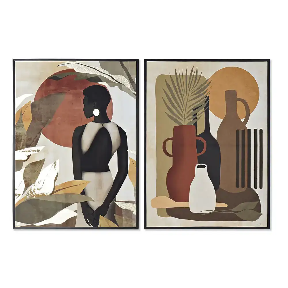 Cadre dkd home decor vase colonial 2 unites _7194. DIAYTAR COTE D'IVOIRE - L'Art de Vivre l'Excellence au Quotidien. Explorez notre gamme et choisissez des produits qui ajoutent une note de prestige à votre vie.
