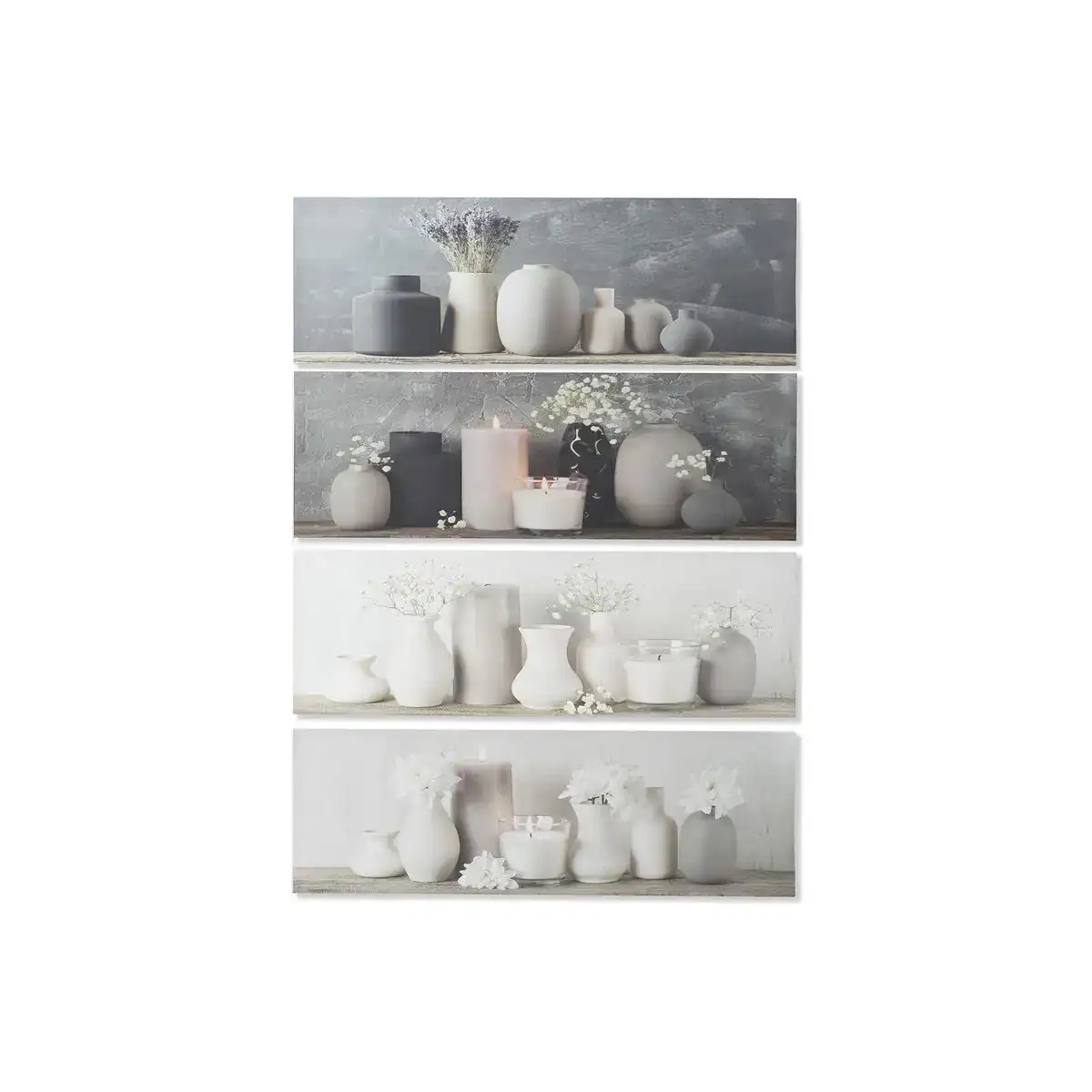 Cadre dkd home decor vase scandinave 135 x 2 5 x 45 cm 4 unites _3759. DIAYTAR COTE D'IVOIRE - Votre Passage vers l'Élégance Abordable. Explorez notre collection où chaque produit est choisi pour sa qualité et son accessibilité, incarnant ainsi l'essence du Côte d'Ivoire.