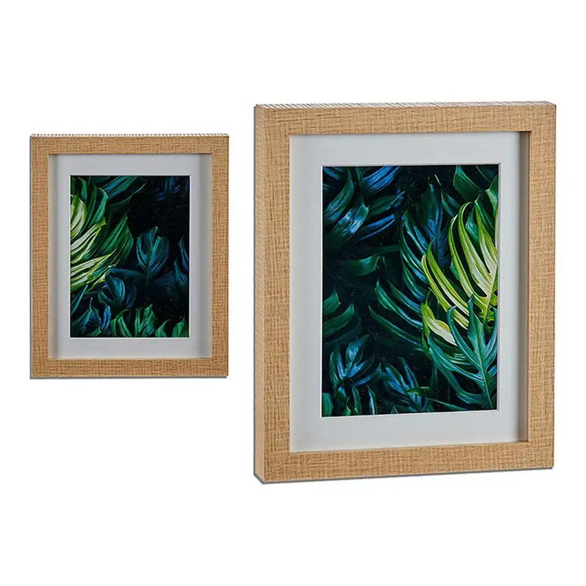 Cadre feuille d une plante vert marron verre contre plaque 23 x 3 x 28 cm_3758. DIAYTAR COTE D'IVOIRE - Là où Chaque Achat a du Sens. Explorez notre gamme et choisissez des produits qui racontent une histoire, du traditionnel au contemporain.