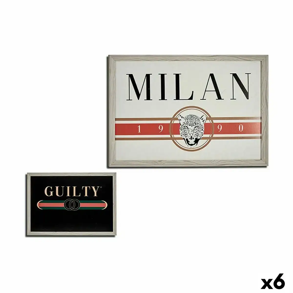 Cadre guilty milan contre plaque 46 x 2 x 66 cm 6 unites _3543. Entrez dans l'Univers de DIAYTAR COTE D'IVOIRE - Où Choisir est un Plaisir. Explorez notre catalogue diversifié et trouvez des articles qui reflètent vos goûts et votre personnalité.