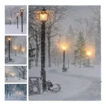 Cadre lumiere led enneige lampadaire 30 x 40 cm_2512. Bienvenue chez DIAYTAR COTE D'IVOIRE - Votre Plateforme Shopping pour Tous. Découvrez un large éventail de produits qui célèbrent la diversité et la beauté du Côte d'Ivoire.