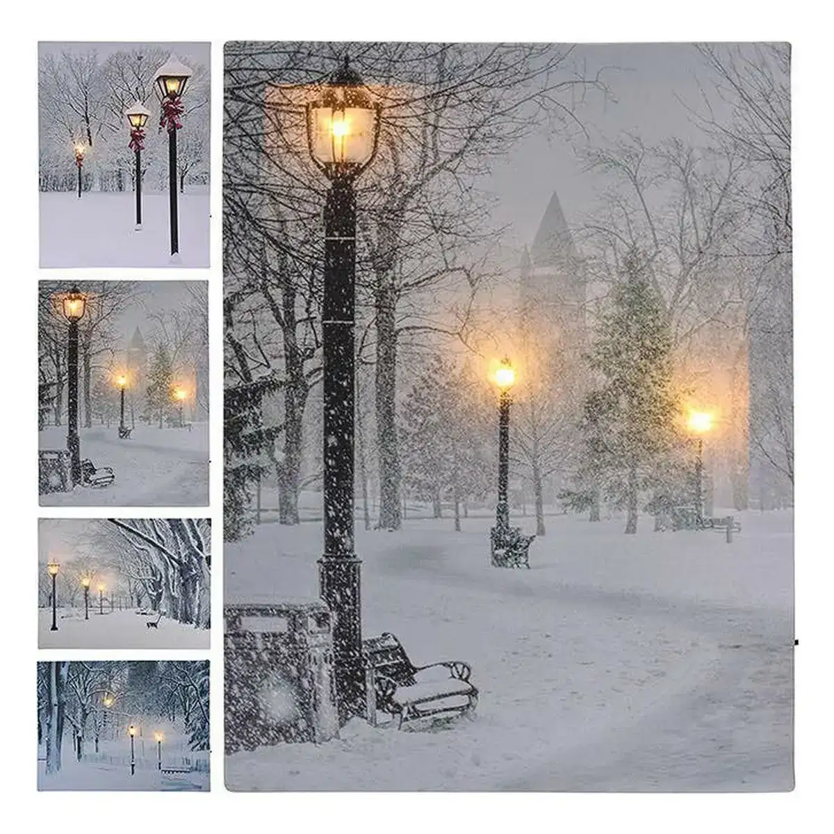 Cadre lumiere led enneige lampadaire 30 x 40 cm_2512. Bienvenue chez DIAYTAR COTE D'IVOIRE - Votre Plateforme Shopping pour Tous. Découvrez un large éventail de produits qui célèbrent la diversité et la beauté du Côte d'Ivoire.