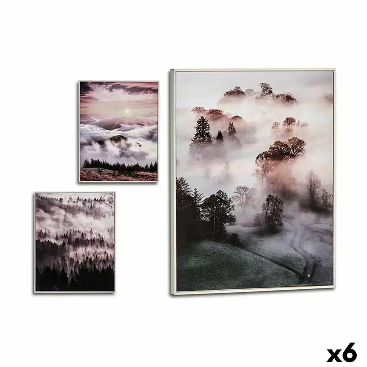 Cadre paysage contre plaque 41 2 x 51 5 x 2 cm 6 unites _9516. DIAYTAR COTE D'IVOIRE - Où la Tradition s'Harmonise avec le Moderne. Parcourez notre gamme diversifiée et choisissez des produits qui révèlent l'âme du Côte d'Ivoire.