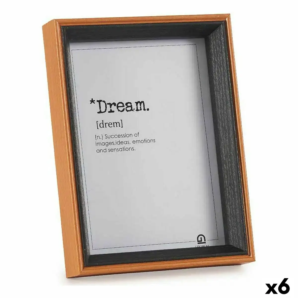 Cadre photo 14 7 x 20 x 3 cm verre noir marron bois mdf 6 unites _8512. Entrez dans le Monde de DIAYTAR COTE D'IVOIRE - Où Chaque Article Raconte une Histoire Unique. Explorez notre boutique en ligne pour dénicher des trésors qui incarnent l'âme du Côte d'Ivoire.