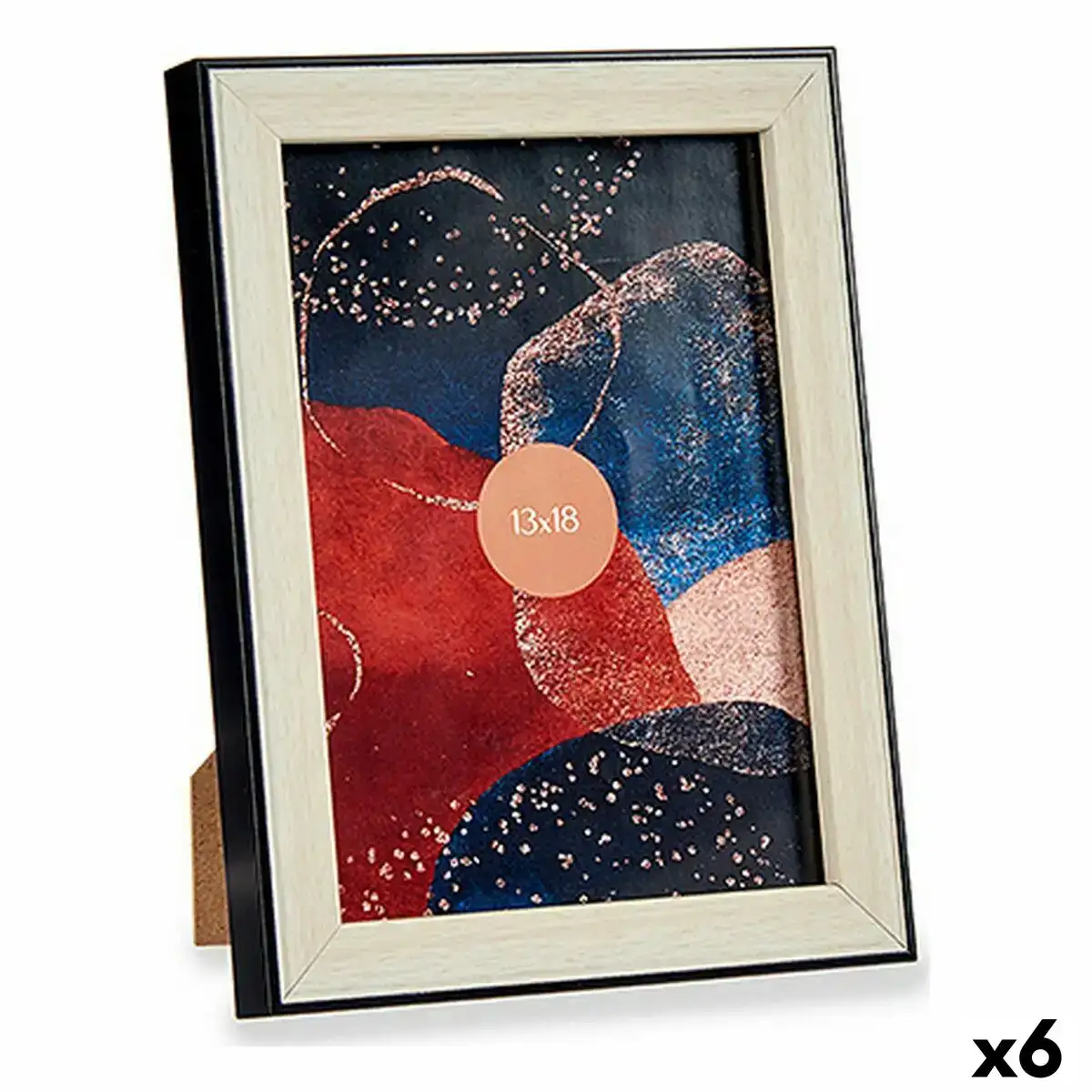 Cadre photo 15 6 x 2 x 20 5 cm noir marron plastique verre 6 unites _9503. DIAYTAR COTE D'IVOIRE - Où Choisir est un Acte d'Amour pour le Côte d'Ivoire. Explorez notre boutique en ligne et choisissez des articles qui célèbrent la culture et l'artisanat du pays.