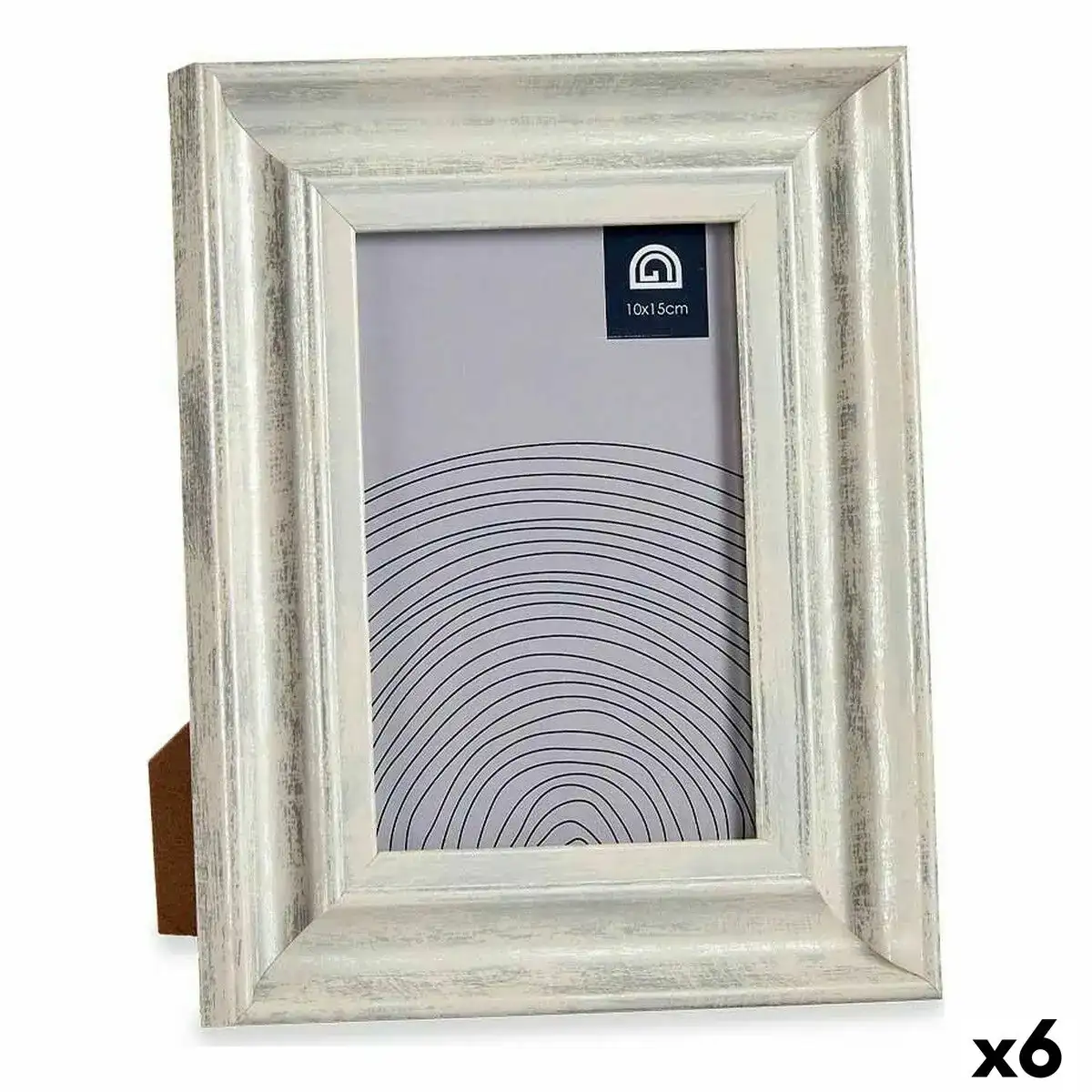 Cadre photo 16 2 x 2 x 21 cm verre argente bois marron plastique 6 unites _8360. DIAYTAR COTE D'IVOIRE - Votre Oasis de Shopping en Ligne. Explorez notre boutique et découvrez des produits qui ajoutent une touche de magie à votre quotidien.
