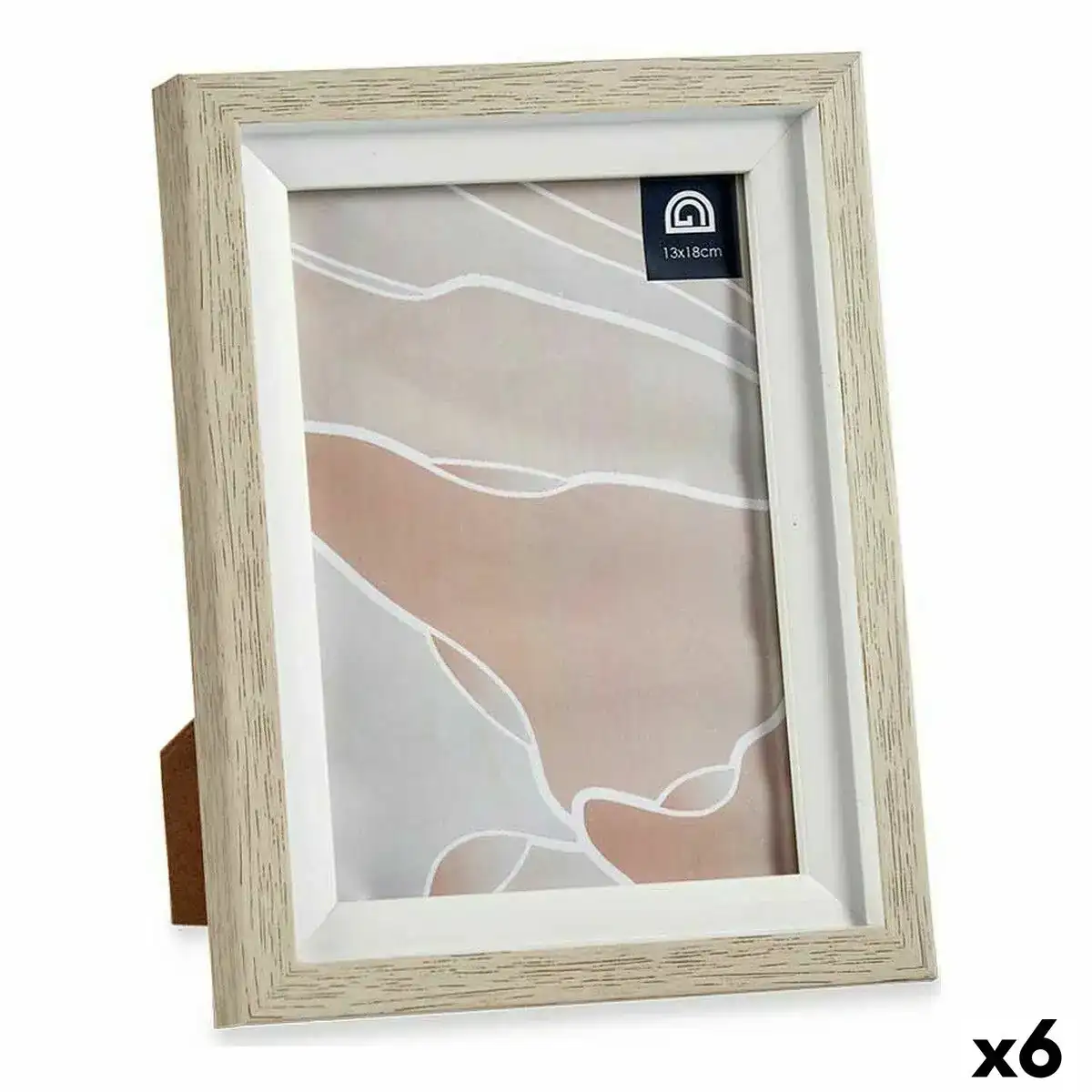 Cadre photo 16 5 x 21 5 x 2 cm verre beige blanc plastique 6 unites _7208. DIAYTAR COTE D'IVOIRE - L'Art de Trouver ce que Vous Aimez. Plongez dans notre assortiment varié et choisissez parmi des produits qui reflètent votre style et répondent à vos besoins.
