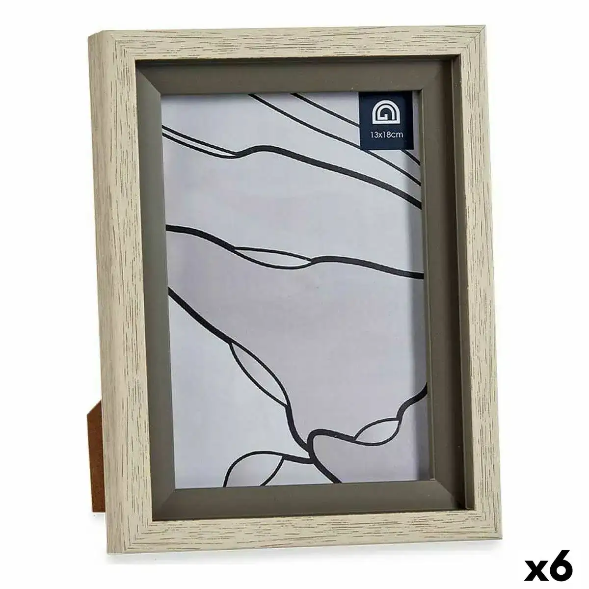 Cadre photo 17 x 2 x 21 8 cm verre gris beige plastique 6 unites _7405. DIAYTAR COTE D'IVOIRE - Là où les Possibilités sont Infinies. Parcourez nos catégories et laissez-vous séduire par des produits qui enrichiront votre quotidien, du pratique à l'esthétique.