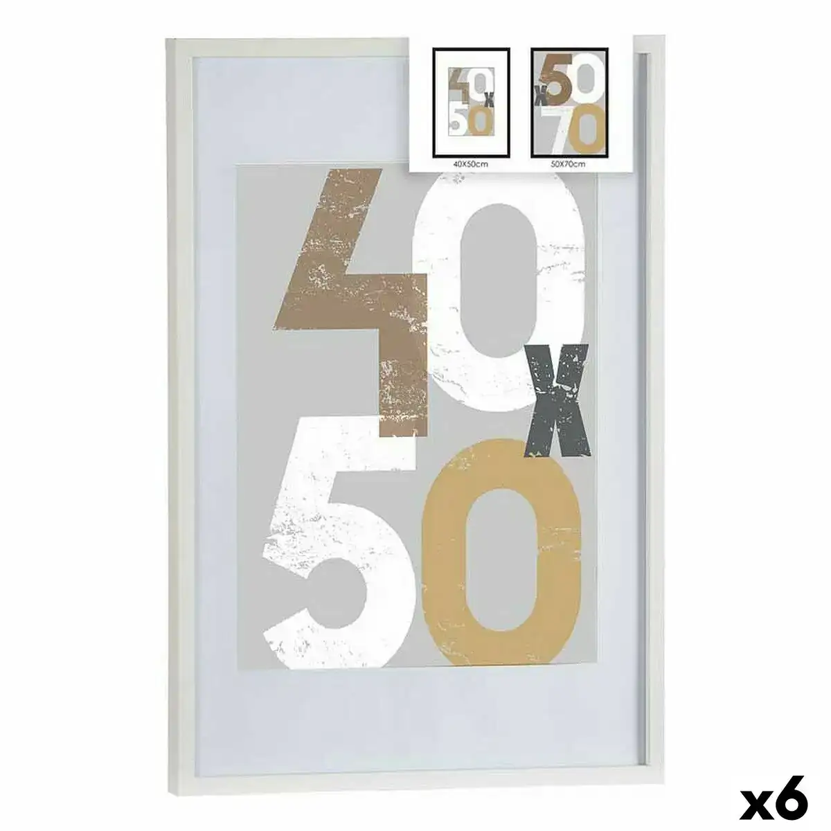 Cadre photo 52 5 x 2 5 x 72 5 cm blanc plastique bois mdf 6 unites _6085. DIAYTAR COTE D'IVOIRE - Où Choisir est une Célébration. Découvrez notre sélection de produits qui représentent la diversité et la joie du Côte d'Ivoire, à chaque étape de votre vie.