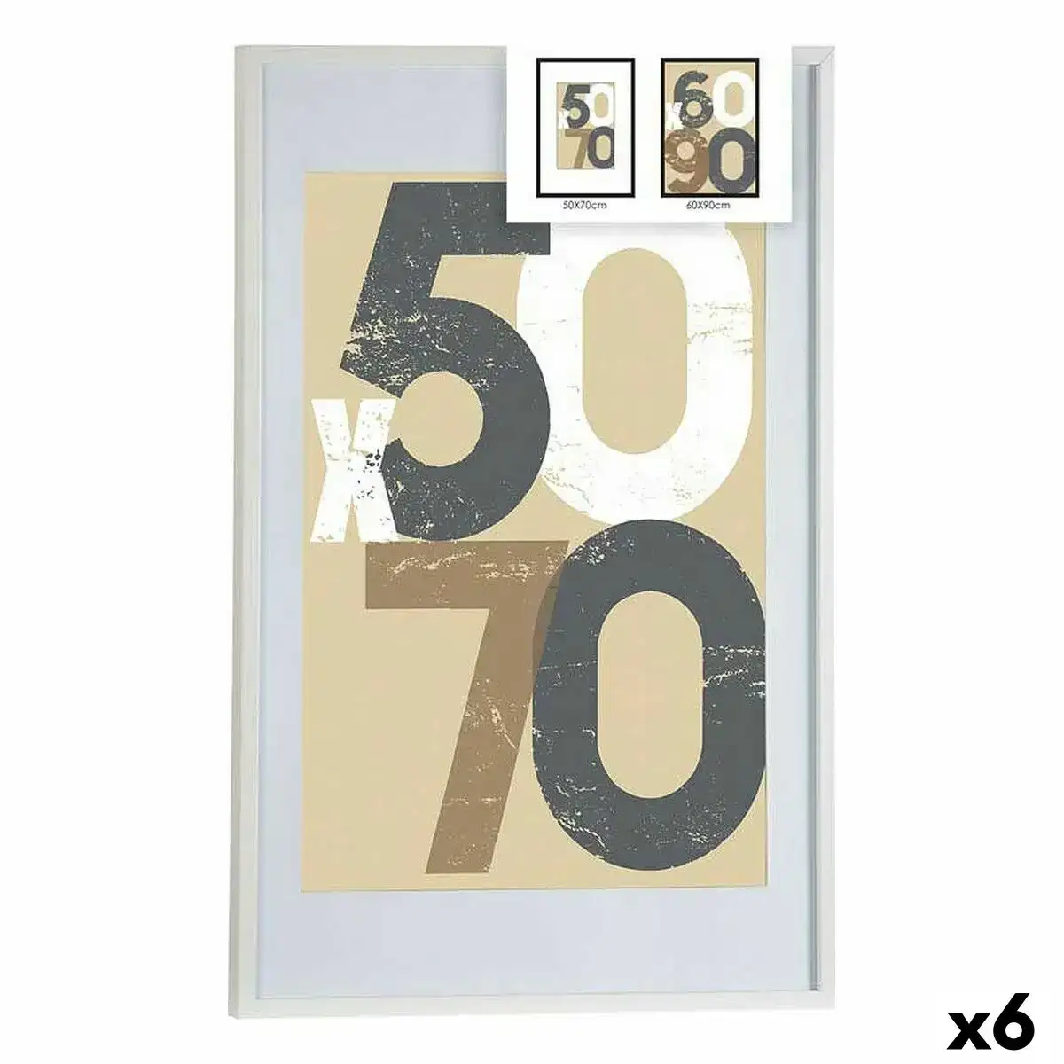 Cadre photo 62 5 x 2 5 x 92 5 cm blanc plastique bois mdf 6 unites _6375. DIAYTAR COTE D'IVOIRE - Où Chaque Achat Raconte une Histoire. Parcourez notre boutique en ligne pour trouver des articles qui évoquent le savoir-faire et la tradition du Côte d'Ivoire.