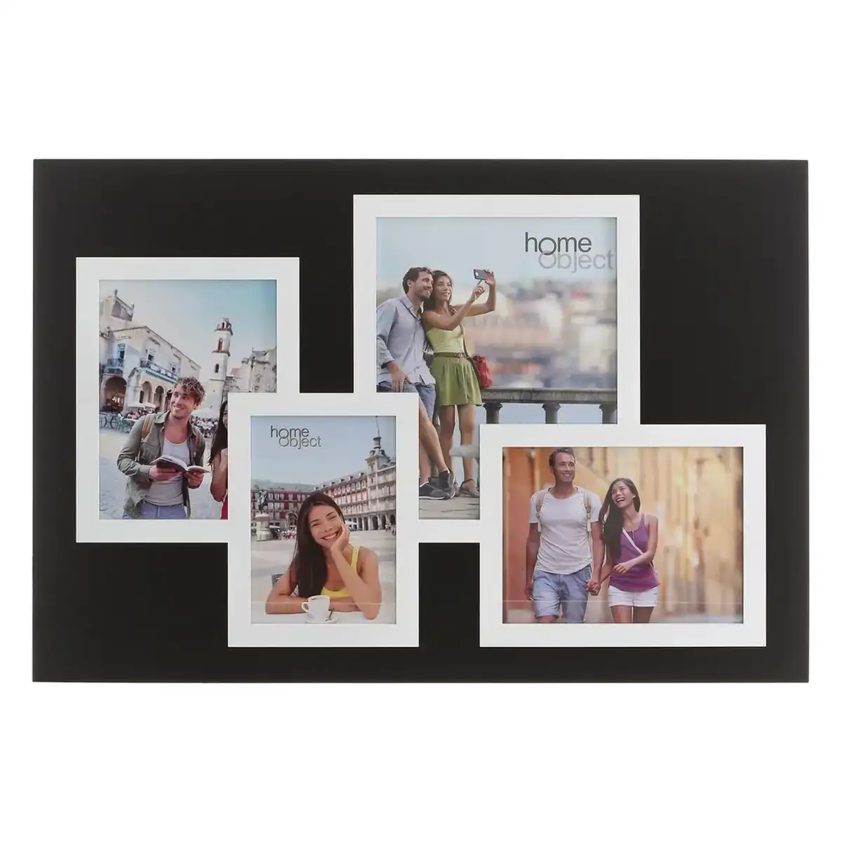Cadre photo 62 x 1 2 x 42 cm verre noir blanc dmf_5433. DIAYTAR COTE D'IVOIRE - Là où Choisir est un Acte d'Amour pour le Côte d'Ivoire. Explorez notre gamme et choisissez des produits qui célèbrent la culture et l'artisanat du pays.