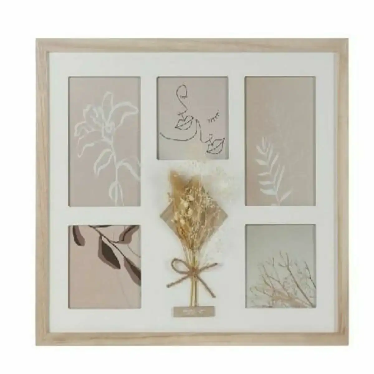 Cadre photo dkd home decor 39 x 1 2 x 33 cm verre naturel shabby chic_2413. DIAYTAR COTE D'IVOIRE - Votre Portail Vers l'Exclusivité. Explorez notre boutique en ligne pour trouver des produits uniques et exclusifs, conçus pour les amateurs de qualité.