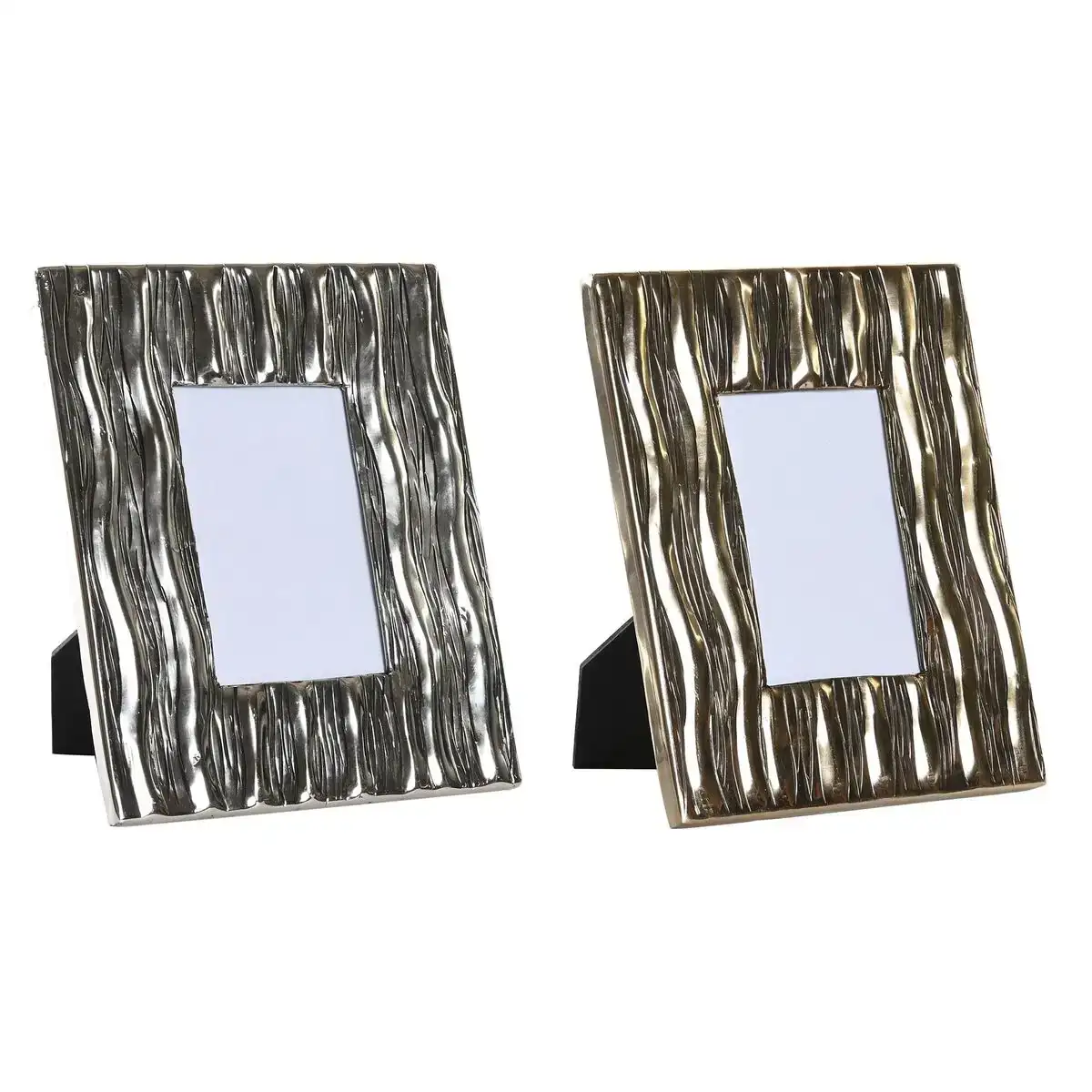 Cadre photo dkd home decor aluminium verre dore moderne 21 x 1 x 26 cm 2 unites _8480. Bienvenue chez DIAYTAR COTE D'IVOIRE - Où Chaque Achat Fait une Différence. Découvrez notre gamme de produits qui reflètent l'engagement envers la qualité et le respect de l'environnement.