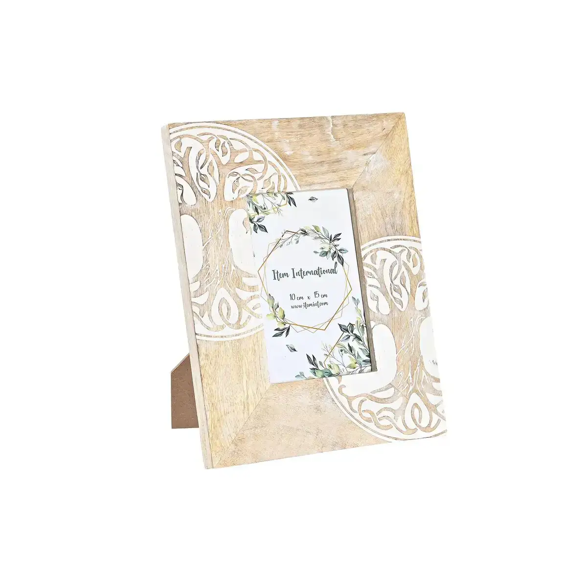 Cadre photo dkd home decor blanc marron bois verre bois de manguier arbre indien 20 x 2 x 25 5 cm_9383. Bienvenue chez DIAYTAR COTE D'IVOIRE - Où Chaque Objet a son Histoire. Découvrez notre sélection méticuleuse et choisissez des articles qui racontent l'âme du Côte d'Ivoire.