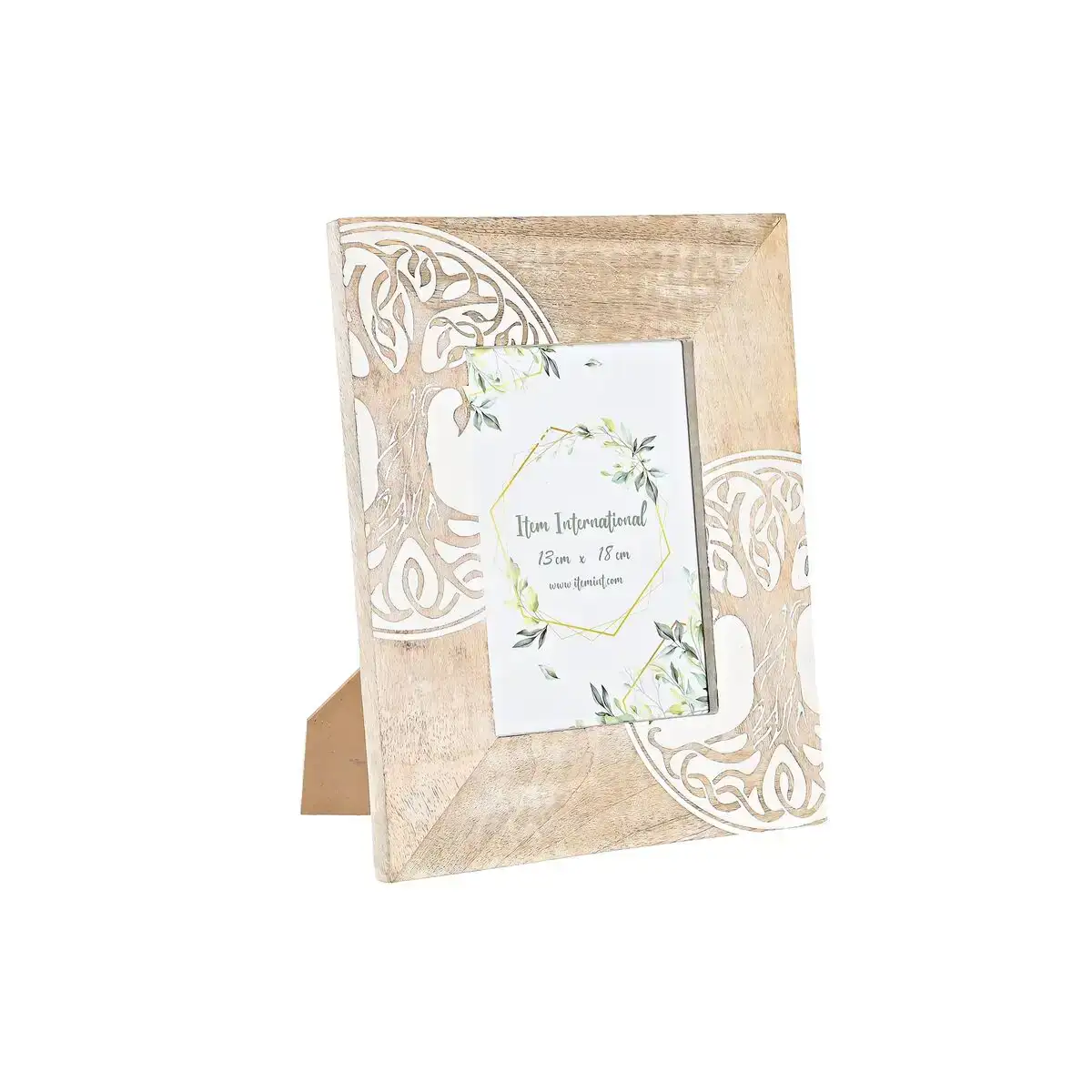 Cadre photo dkd home decor blanc marron bois verre bois de manguier arbre indien 23 x 2 x 28 cm_3089. Votre Destination de Choix: DIAYTAR COTE D'IVOIRE - Où l'Authenticité Rencontre la Commodité. Faites l'expérience de magasiner en ligne pour des articles qui incarnent la richesse culturelle et la modernité du Côte d'Ivoire.