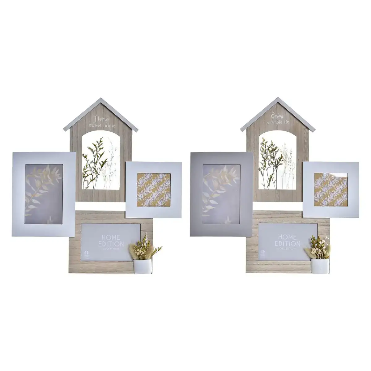 Cadre photo dkd home decor bois 39 x 3 x 41 cm naturel plante 2 unites _7439. Bienvenue chez DIAYTAR COTE D'IVOIRE - Où le Shopping Devient un Plaisir. Découvrez notre boutique en ligne et trouvez des trésors qui égaieront chaque jour de votre vie.