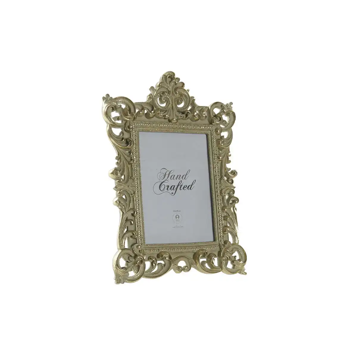 Cadre photo dkd home decor dore resine shabby chic 21 5 x 3 x 31 cm_6977. DIAYTAR COTE D'IVOIRE - Où Choisir est un Acte d'Amour pour le Côte d'Ivoire. Explorez notre boutique en ligne et choisissez des articles qui célèbrent la culture et l'artisanat du pays.