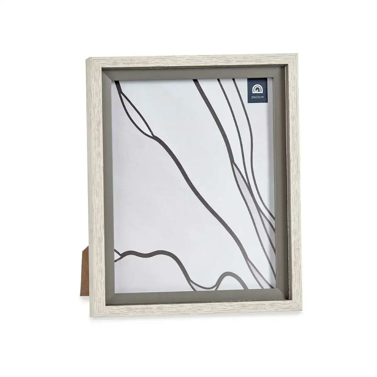Cadre photo gris marron 24 x 2 x 29 cm verre bois plastique_3797. DIAYTAR COTE D'IVOIRE - L'Art du Shopping Facilité. Naviguez sur notre plateforme en ligne pour découvrir une expérience d'achat fluide et agréable, avec une gamme de produits adaptés à tous.