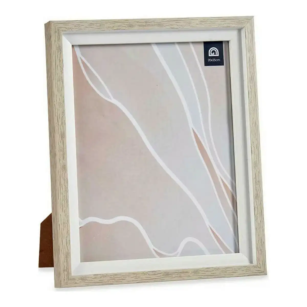 Cadre photo marron blanc 24 x 2 x 29 cm verre beige plastique_5539. DIAYTAR COTE D'IVOIRE - Votre Plateforme Shopping, Votre Choix Éclairé. Explorez nos offres et choisissez des articles de qualité qui reflètent votre style et vos valeurs.