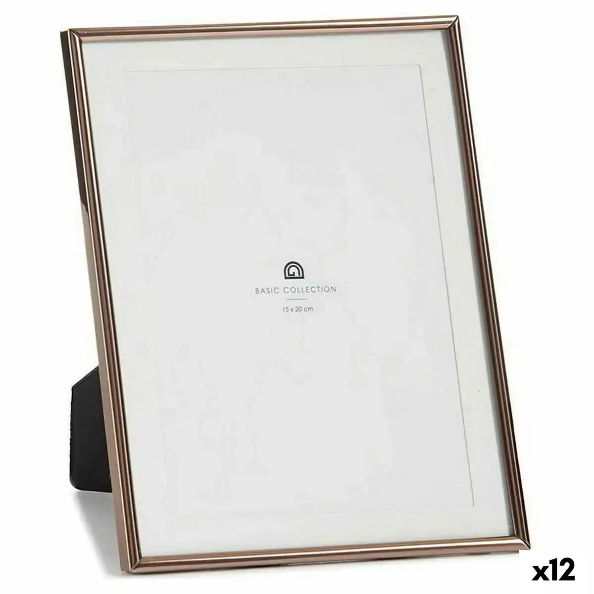 Cadre photo verre acier cuivre 13 x 23 x 18 4 cm 12 unites _9818. DIAYTAR COTE D'IVOIRE - Votre Destination Shopping Incontournable. Parcourez nos rayons virtuels et trouvez des articles qui répondent à tous vos besoins, du quotidien à l'exceptionnel.