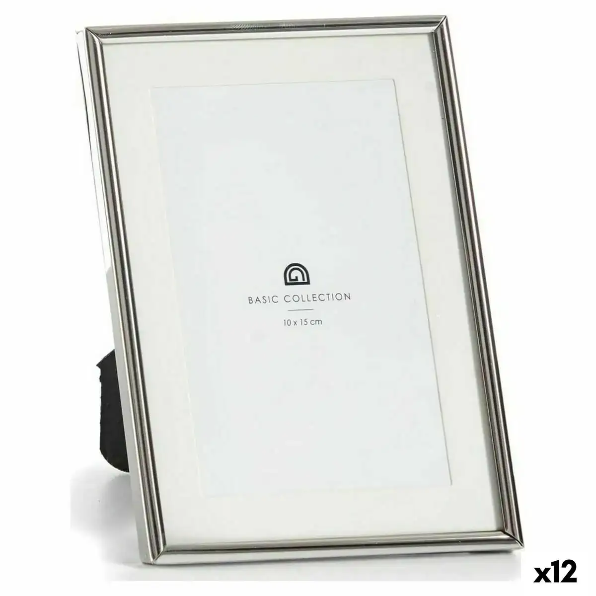 Cadre photo verre argente acier 13 5 x 18 x 11 cm 12 unites _8030. DIAYTAR COTE D'IVOIRE - L'Art de Vivre avec Authenticité. Explorez notre gamme de produits artisanaux et découvrez des articles qui apportent une touche unique à votre vie.