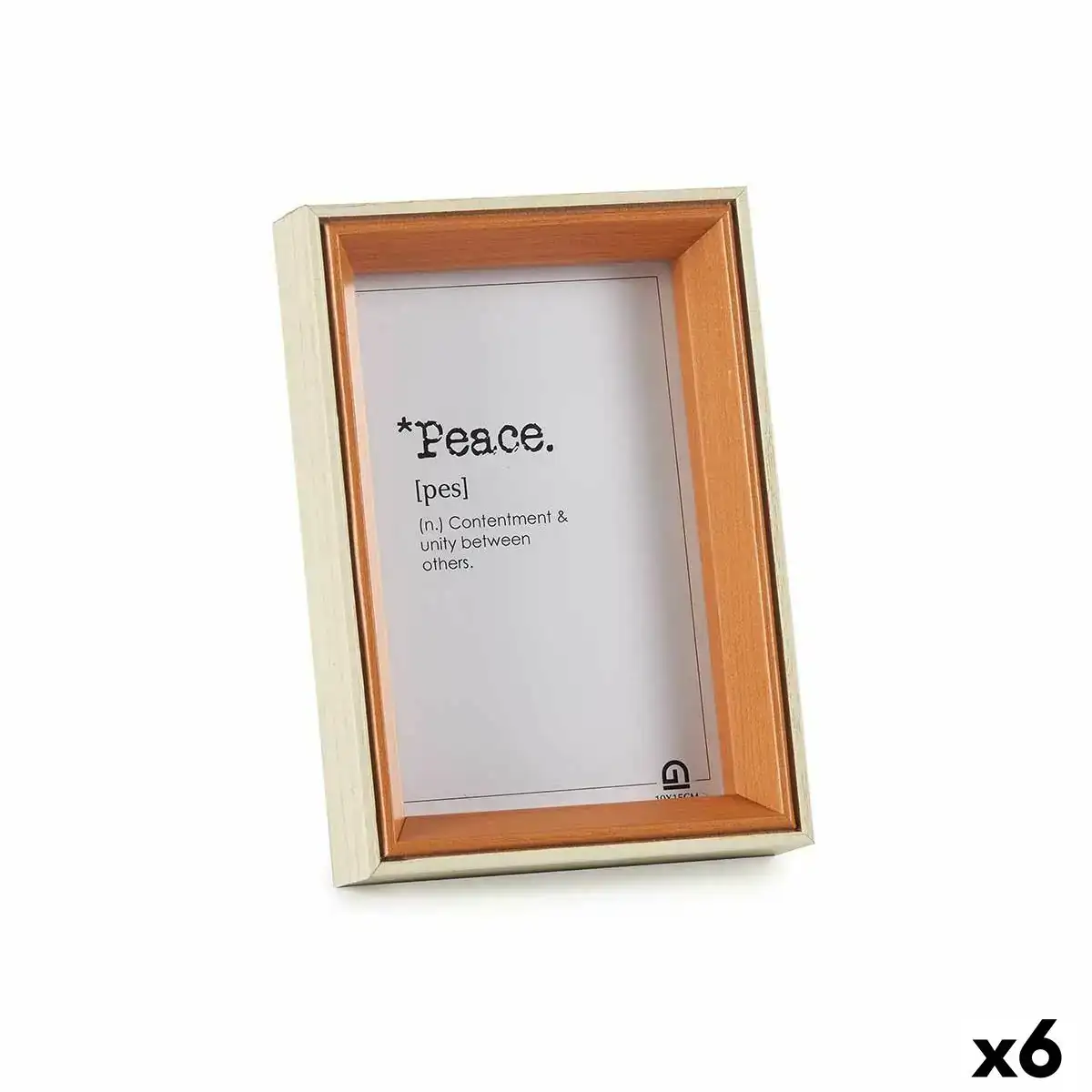 Cadre photo verre marron blanc bois mdf 12 x 17 x 3 cm 6 unites _4473. DIAYTAR COTE D'IVOIRE - Votre Plaisir Shopping à Portée de Clic. Explorez notre boutique en ligne et trouvez des produits qui ajoutent une touche de bonheur à votre vie quotidienne.
