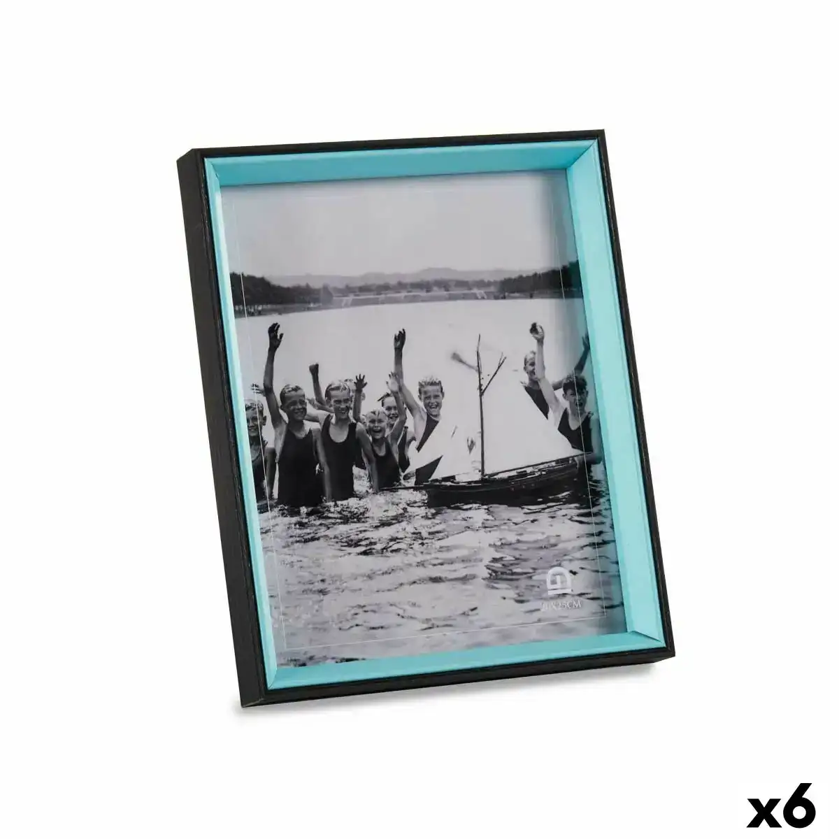 Cadre photo verre noir bleu bois mdf 6 unites 3 x 27 x 22 cm _7344. Entrez dans l'Univers de DIAYTAR COTE D'IVOIRE - Où l'Authenticité Renouvelle Votre Quotidien. Explorez notre gamme de produits et trouvez des articles qui reflètent votre essence.