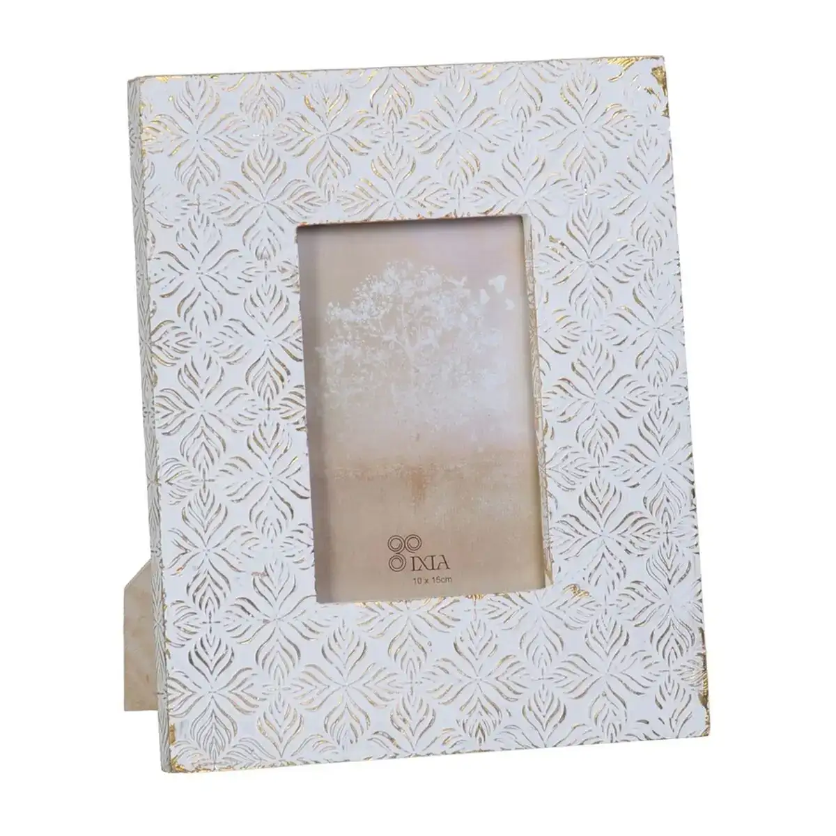 Cadre photos 2 pieces 20 5 x 1 5 x 25 cm blanc bois de manguier_2983. DIAYTAR COTE D'IVOIRE - L'Univers du Choix et de l'Authenticité. Explorez notre catalogue et découvrez des articles qui incarnent le patrimoine du Côte d'Ivoire et la modernité du monde.