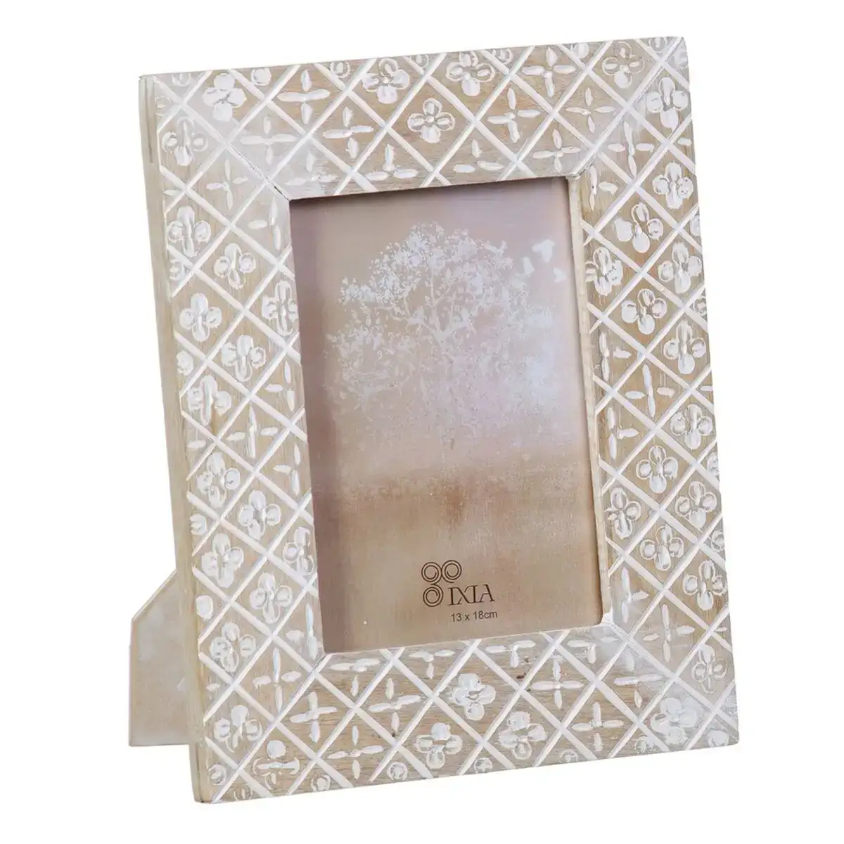 Cadre photos 21 x 2 x 26 cm naturel bois blanc_9120. DIAYTAR COTE D'IVOIRE - Votre Plateforme pour un Shopping Inspiré. Explorez nos offres variées et découvrez des articles qui stimulent votre créativité et embellissent votre vie.