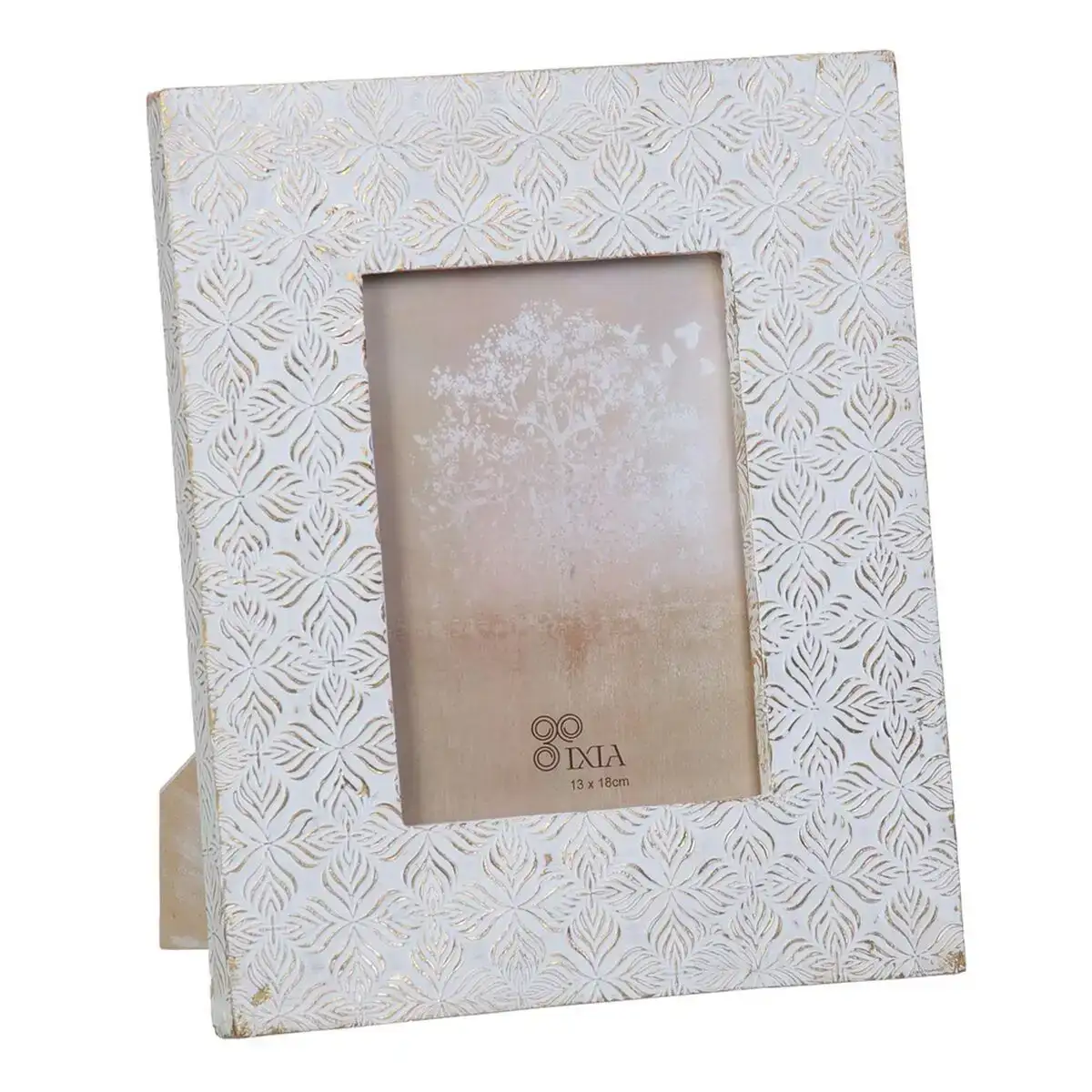 Cadre photos 23 x 1 5 x 28 cm blanc bois de manguier_1299. DIAYTAR COTE D'IVOIRE - Là où Choisir est un Acte d'Amour pour le Côte d'Ivoire. Explorez notre gamme et choisissez des produits qui célèbrent la culture et l'artisanat du pays.