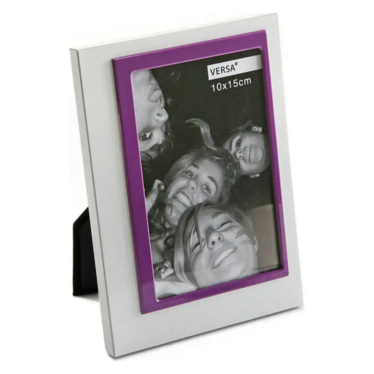Cadre photos blanc violet aluminium_5852. DIAYTAR COTE D'IVOIRE - Là où Chaque Produit a son Histoire. Découvrez notre gamme de produits, chacun portant en lui le récit de l'artisanat et de la passion, pour vous offrir une expérience de shopping authentique.