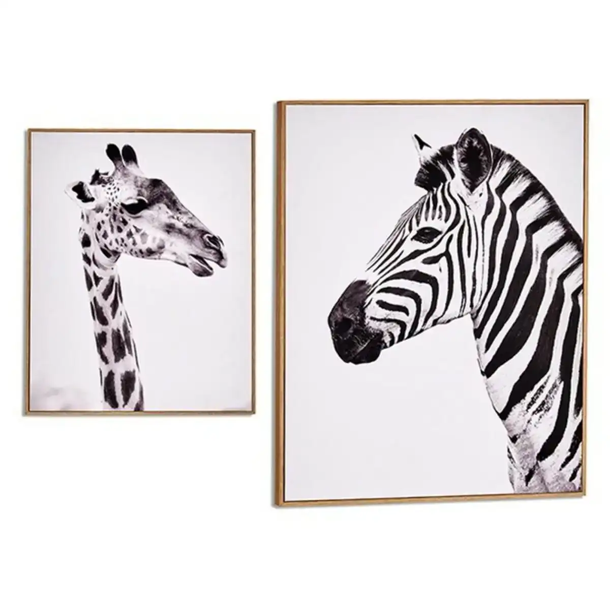 Cadre zebra giraffe marron contre plaque_1066. Entrez dans le Monde de DIAYTAR COTE D'IVOIRE - Où Chaque Produit Raconte une Histoire Unique. Explorez notre sélection et laissez-vous transporter par des récits à travers les articles que vous choisissez.