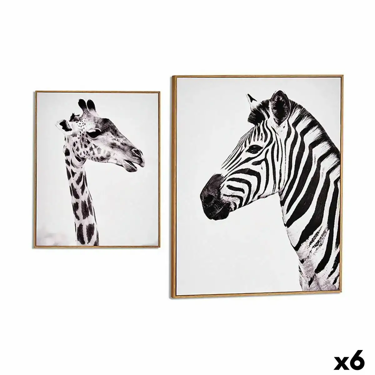 Cadre zebre girafe contre plaque 41 2 x 51 5 x 2 cm 6 unites _5521. DIAYTAR COTE D'IVOIRE - Où Choisir est un Plaisir. Explorez notre boutique en ligne et choisissez parmi des produits de qualité qui satisferont vos besoins et vos goûts.