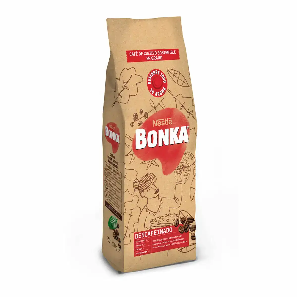 Cafe en grains bonka descafeinado 500g_2686. DIAYTAR COTE D'IVOIRE - Où Choisir Devient une Expression de Soi. Découvrez notre boutique en ligne et trouvez des articles qui révèlent votre personnalité et votre style.