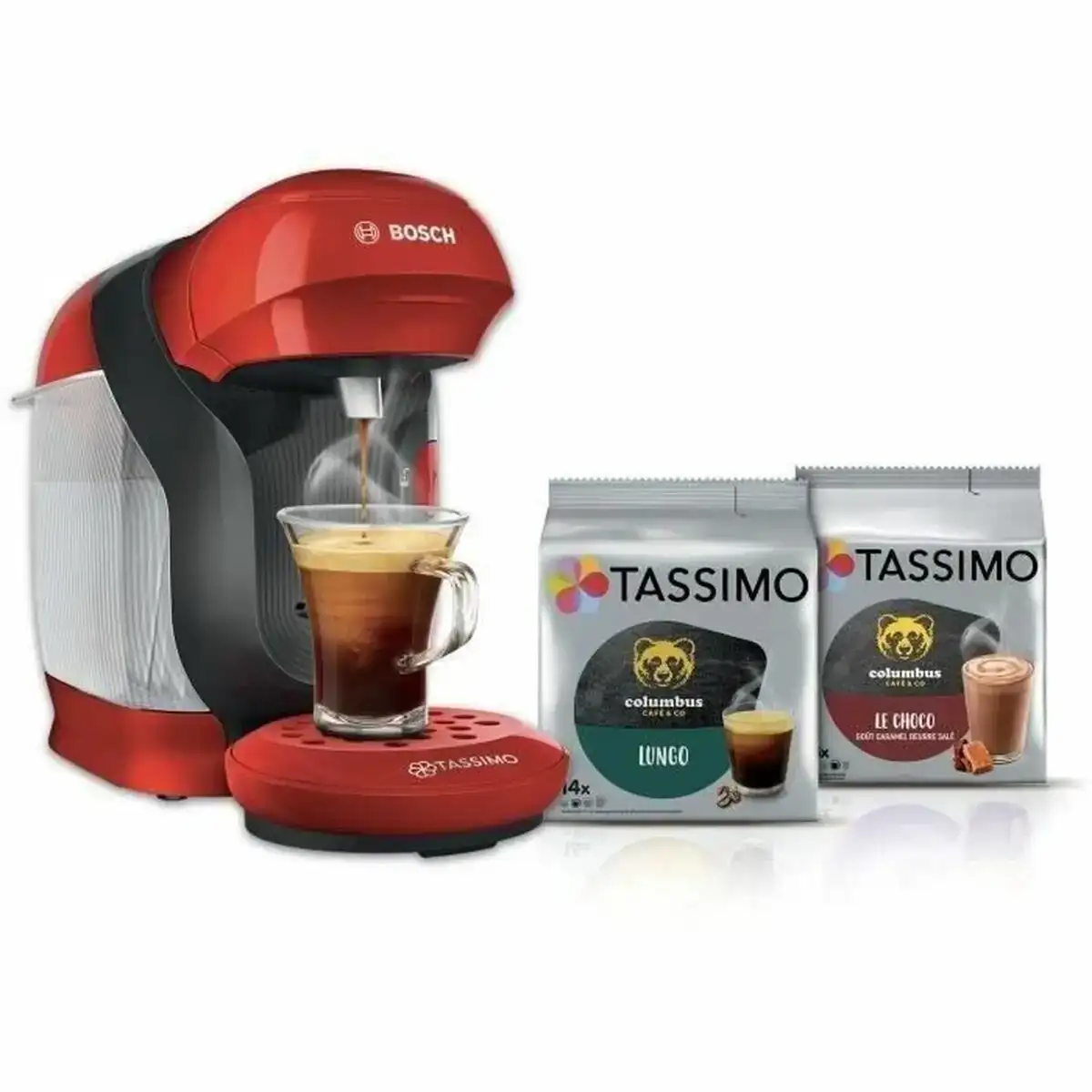 Cafetiere a capsules bosch tassimo red_5304. DIAYTAR COTE D'IVOIRE - Votre Passage vers l'Élégance Abordable. Explorez notre collection où chaque produit est choisi pour sa qualité et son accessibilité, incarnant ainsi l'essence du Côte d'Ivoire.