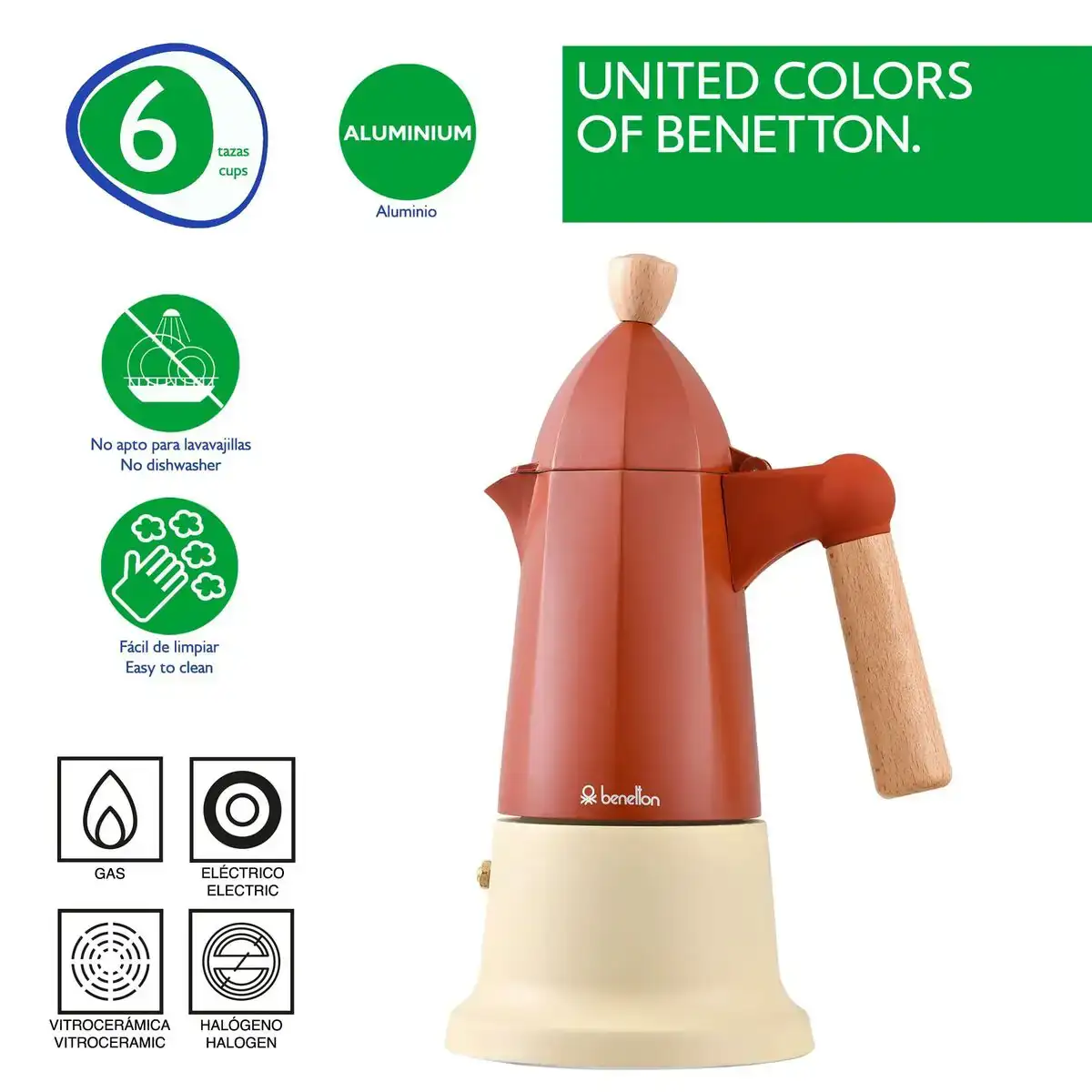 Cafetiere italienne benetton safari be aluminium bois de hetre 6 tasses 600 ml_7984. Bienvenue sur DIAYTAR COTE D'IVOIRE - Où Chaque Détail compte. Plongez dans notre univers et choisissez des produits qui ajoutent de l'éclat et de la joie à votre quotidien.