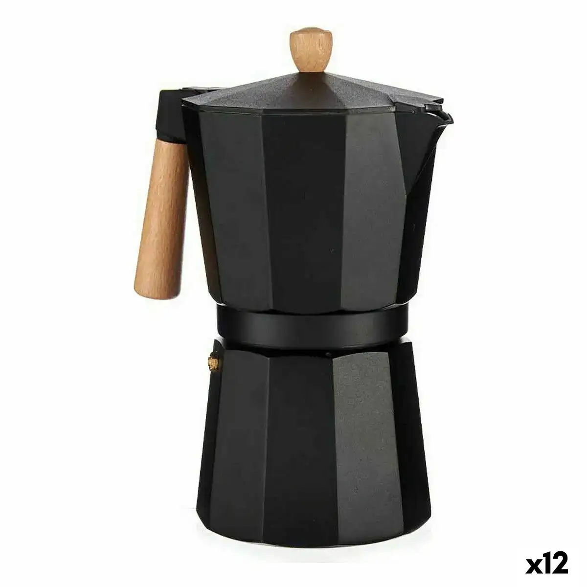 Cafetiere italienne bois aluminium 650 ml 12 unites _5883. DIAYTAR COTE D'IVOIRE - Où l'Élégance se Mêle à l'Authenticité. Naviguez à travers notre boutique en ligne et choisissez des produits qui incarnent le style et la tradition du Côte d'Ivoire.