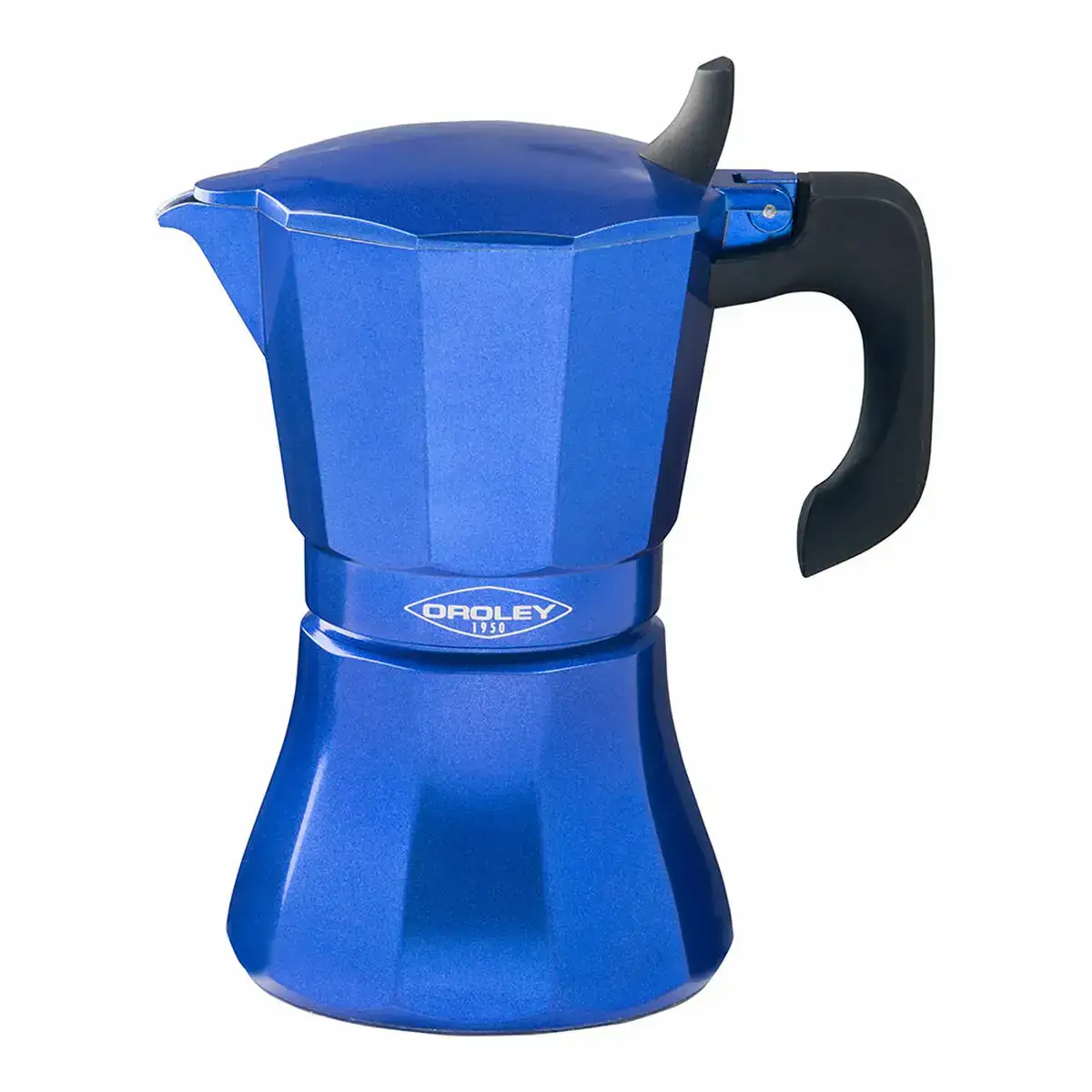 Cafetiere italienne oroley petra 6 tasses bleu aluminium_3578. DIAYTAR COTE D'IVOIRE - Votre Plateforme Shopping Engagée. Explorez notre catalogue et choisissez des produits qui reflètent notre dévouement envers la qualité et la satisfaction du client.