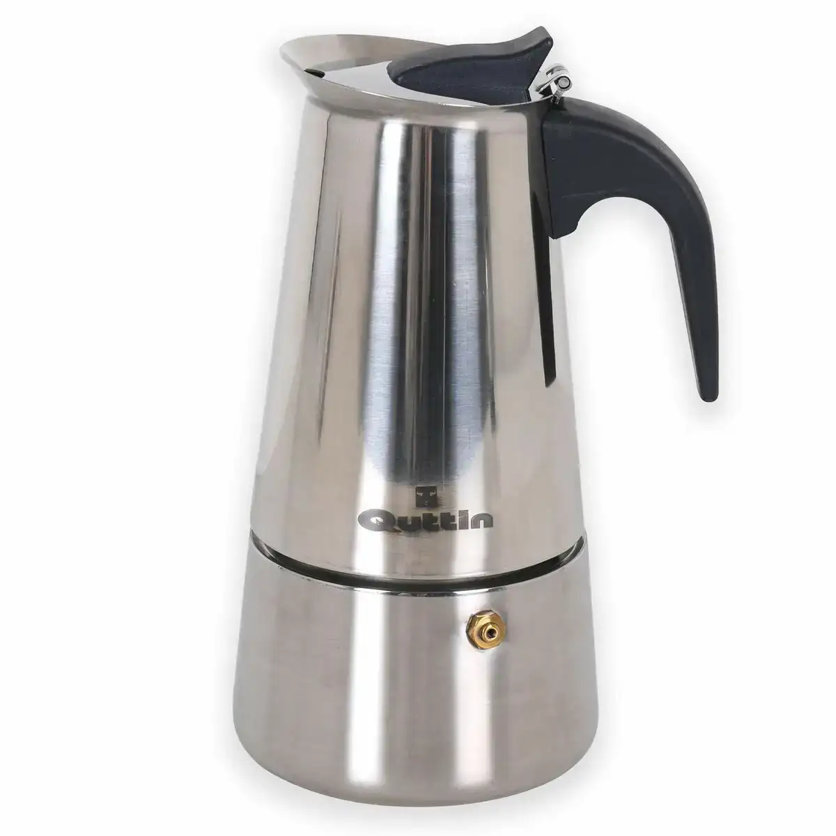 Cafetiere italienne quttin argente acier inoxydable 4 tasses _3859. DIAYTAR COTE D'IVOIRE - Là où Chaque Clic Compte. Parcourez notre boutique en ligne et laissez-vous guider vers des trouvailles uniques qui enrichiront votre quotidien.