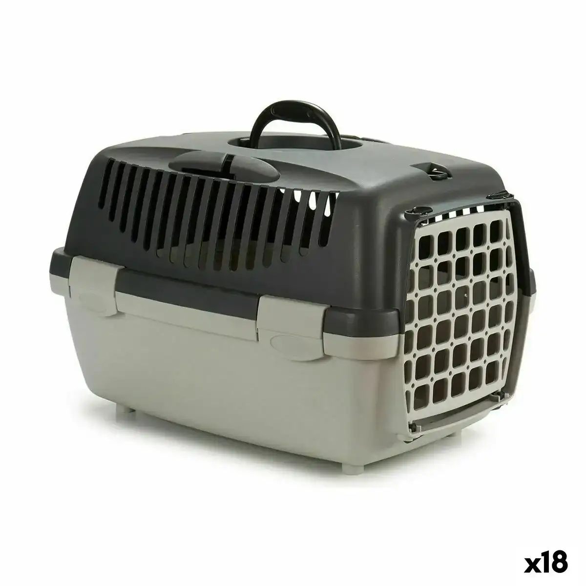 Cage de transport stefanplast anthracite gris clair plastique 33 x 30 x 47 cm 18 unites _3703. Bienvenue chez DIAYTAR COTE D'IVOIRE - Où le Shopping Rime avec Diversité. Plongez dans notre univers de produits et découvrez des trésors qui représentent la richesse culturelle du Côte d'Ivoire.